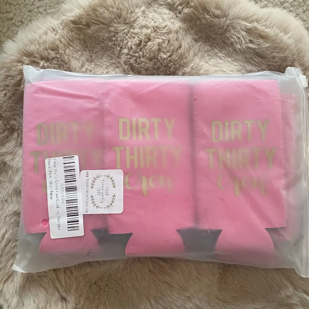 NIP Dirty Thirty Crew Can Koozies